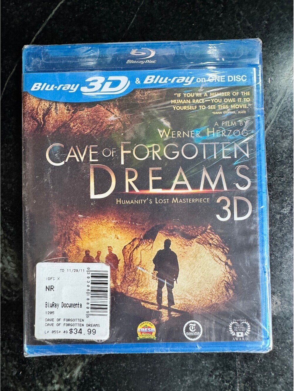 Cave of Forgotten Dreams 3D + 2D Blu-ray (Brand New Sealed) Werner Herzog